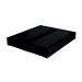 Cama Box King Joe Suede Preto com Colchão Guldi Espuma D28 Duplo 12cm (12x193x203) Azul e Branco