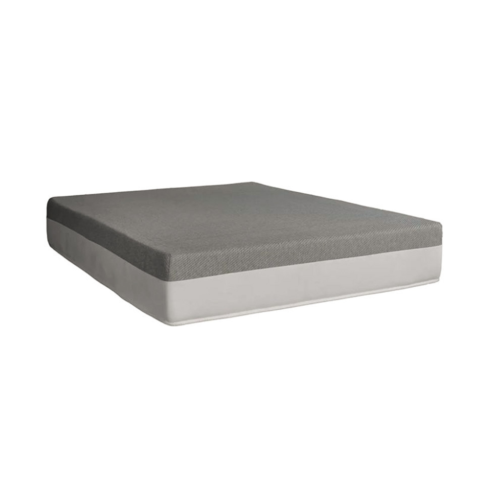 Cama Box King Martin Suede Bege com Colchão Guldi Dream Mola Ensacada (30x193x203) Cinza e Branco