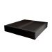 Cama Box King Martin Suede Preto com Colchão Guldi Espuma D28 Duplo 12cm (12x193x203) Azul e Branco