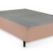 Cama Box King com Colchão Guldi Duplo Plus D28 Azul e Natural