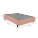 Cama Box King com Colchão Mola Ensacada Firme Guldi Natural e Azul