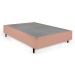 Cama Box Queen Bege com Colchão Guldi Dream Mola Ensacada (30x158x198) Cinza e Branco