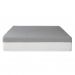 Cama Box Queen Bege com Colchão Guldi Dream Mola Ensacada (30x158x198) e 2 Travesseiros Guldi Dream Branco e Azul