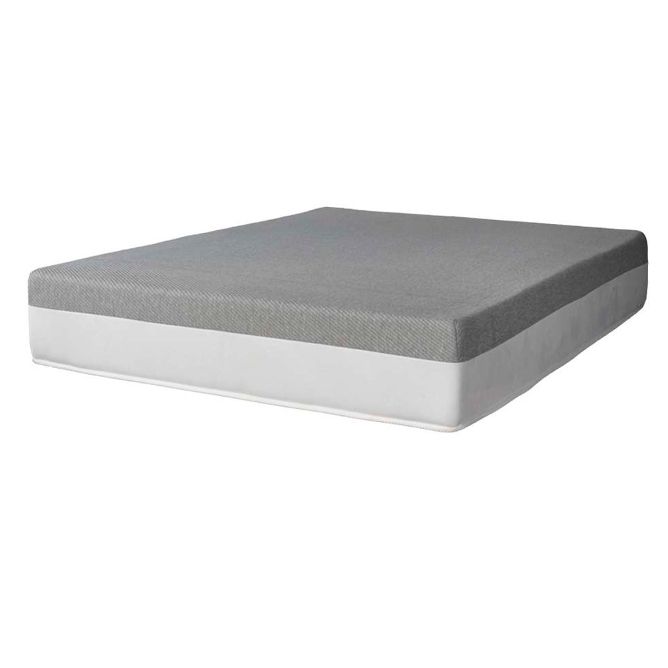 Cama Box Queen Bege com Colchão Guldi Dream Mola Ensacada (30x158x198) e 2 Travesseiros Guldi Soft Nasa Cinza e Branco