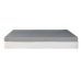 Cama Box Queen Bege com Colchão Guldi Dream Mola Ensacada (30x158x198) e 2 Travesseiros Guldi Soft Nasa Cinza e Branco