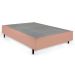Cama Box Queen Bege com Colchão Guldi Dream Mola Ensacada (30x158x198) e 2 Travesseiros Guldi Soft Nasa Cinza e Branco