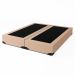 Cama Box Queen Joe Linho Bege com Colchão Guldi Massageador Quântico Molas Ensacadas (30x158x198) Branco e Bege