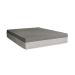 Cama Box Queen Joe Linho Cinza com Colchão Guldi Dream Mola Ensacada (30x158x198) Cinza e Branco