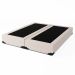 Cama Box Queen Joe Linho Cru com Colchão Guldi Mola Ensacada Original Firme (25x158x198) Azul e Branco