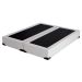 Cama Box Queen Joe Revestimento Sintético Branco com Colchão Guldi Massageador Quântico Molas Ensacadas (30x158x198) Branco e Bege