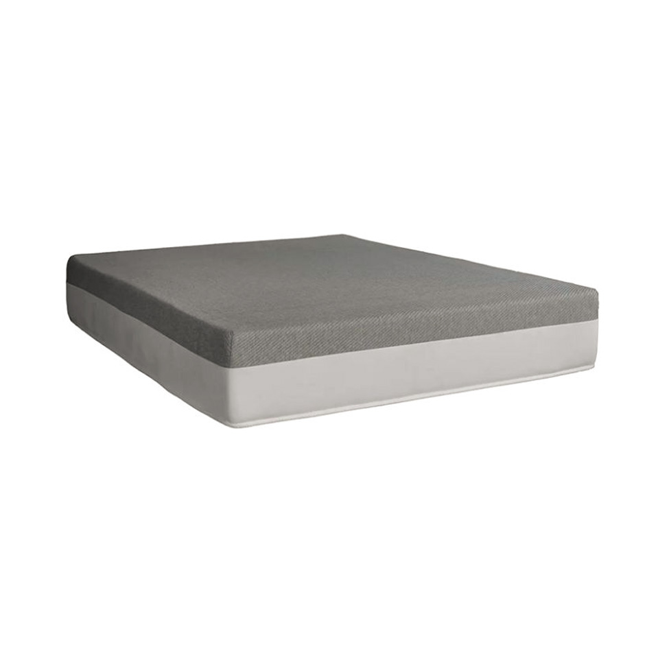 Cama Box Queen Joe Suede Grafite com Colchão Guldi Dream Mola Ensacada (30x158x198) Cinza e Branco