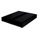 Cama Box Queen Joe Suede Preto com Colchão Guldi Massageador Quântico Molas Ensacadas (30x158x198) Branco e Bege