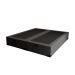 Cama Box Queen Martin Premium Linho Grafite com Colchão Guldi Dream Mola Ensacada (30x158x198) Cinza e Branco