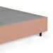 Cama Box Queen com Colchão Espuma D28 Guldi Duplo e 2 Travesseiros Guldi Nasa Viscoelástico Natural, Azul e Branco