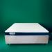 Cama Box Queen com Colchão Guldi Duplo Espuma D28 Azul e Natural