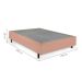 Cama Box Queen com Colchão Guldi Duplo Espuma D28 Azul e Natural