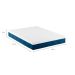 Cama Box Queen com Colchão Mola Ensacada Firme Guldi Natural e Azul