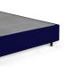 Cama Box Queen com Colchão Mola Ensacada Guldi Macio e 2 Travesseiros Guldi Nasa Viscoelástico Azul e Branco