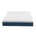 Cama Box Queen com Colchão Mola Ensacada Macio Guldi Natural e Azul