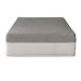 Cama Box Solteiro Bege com Colchão Guldi Dream Mola Ensacada (30x88x188) Cinza e Branco