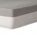 Cama Box Solteiro Bege com Colchão Guldi Dream Mola Ensacada (30x88x188) e 1 Travesseiro Guldi Dream Branco e Azul