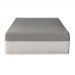 Cama Box Solteiro Bege com Colchão Guldi Dream Mola Ensacada (30x88x188) e 1 Travesseiro Guldi Soft Nasa Cinza e Branco
