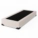 Cama Box Solteiro Joe Linho Cru com Colchão Guldi Duplo Plus D28 (16x88x188) Branco e Azul