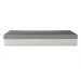Cama Box Solteiro King Bege com Colchão Guldi Dream Mola Ensacada (30x96x203) Cinza e Branco
