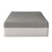 Cama Box Solteiro King Bege com Colchão Guldi Dream Mola Ensacada (30x96x203) Cinza e Branco