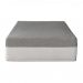 Cama Box Solteiro King Bege com Colchão Guldi Dream Mola Ensacada (30x96x203) e 1 Travesseiro Guldi Dream Branco e Azul
