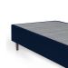 Cama Box Solteiro King com Colchão Mola Ensacada Guldi Firme I Branco e Azul