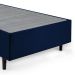 Cama Box Solteiro King com Colchão Mola Ensacada Guldi Firme I Branco e Azul