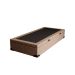 Cama Box Solteiro Martin Premium Suede Bege com Colchão Guldi Massageador Quântico Molas Ensacadas (30x88x188) Branco e Bege