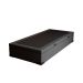 Cama Box Solteiro Martin Premium Suede Grafite com Colchão Guldi Dream Mola Ensacada (30x88x188) Cinza e Branco