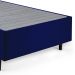 Cama Box Solteiro com Colchão Mola Ensacada Guldi Firme e 1 Travesseiro Guldi Nasa Viscoelástico Azul e Branco