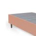 Cama Box Solteiro com Colchão Mola Ensacada Macio Guldi Natural e Azul