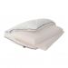 Cama Box Solteiro com Guarda Objetos Bege com Colchão Guldi Dream Mola Ensacada (30x88x188) e 1 Travesseiro Guldi Dream Branco e Azul