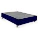 Cama Box Viúva Azul com Colchão Guldi Dream Mola Ensacada (30x128x188) Cinza e Branco