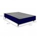 Cama Box Viúva Azul com Colchão Guldi Dream Mola Ensacada (30x128x188) e 2 Travesseiros Guldi Dream Branco e Azul