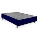 Cama Box Viúva Azul com Colchão Guldi Dream Mola Ensacada (30x128x188) e 2 Travesseiros Guldi Soft Nasa Cinza e Branco
