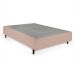 Cama Box Viúva Bege com Colchão Guldi Dream Mola Ensacada (30x128x188) e 2 Travesseiros Guldi Soft Nasa Cinza e Branco