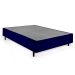 Cama Box com Colchão Viúva Macio Mola Ensacada e Travesseiro Soft Nasa Guldi Azul