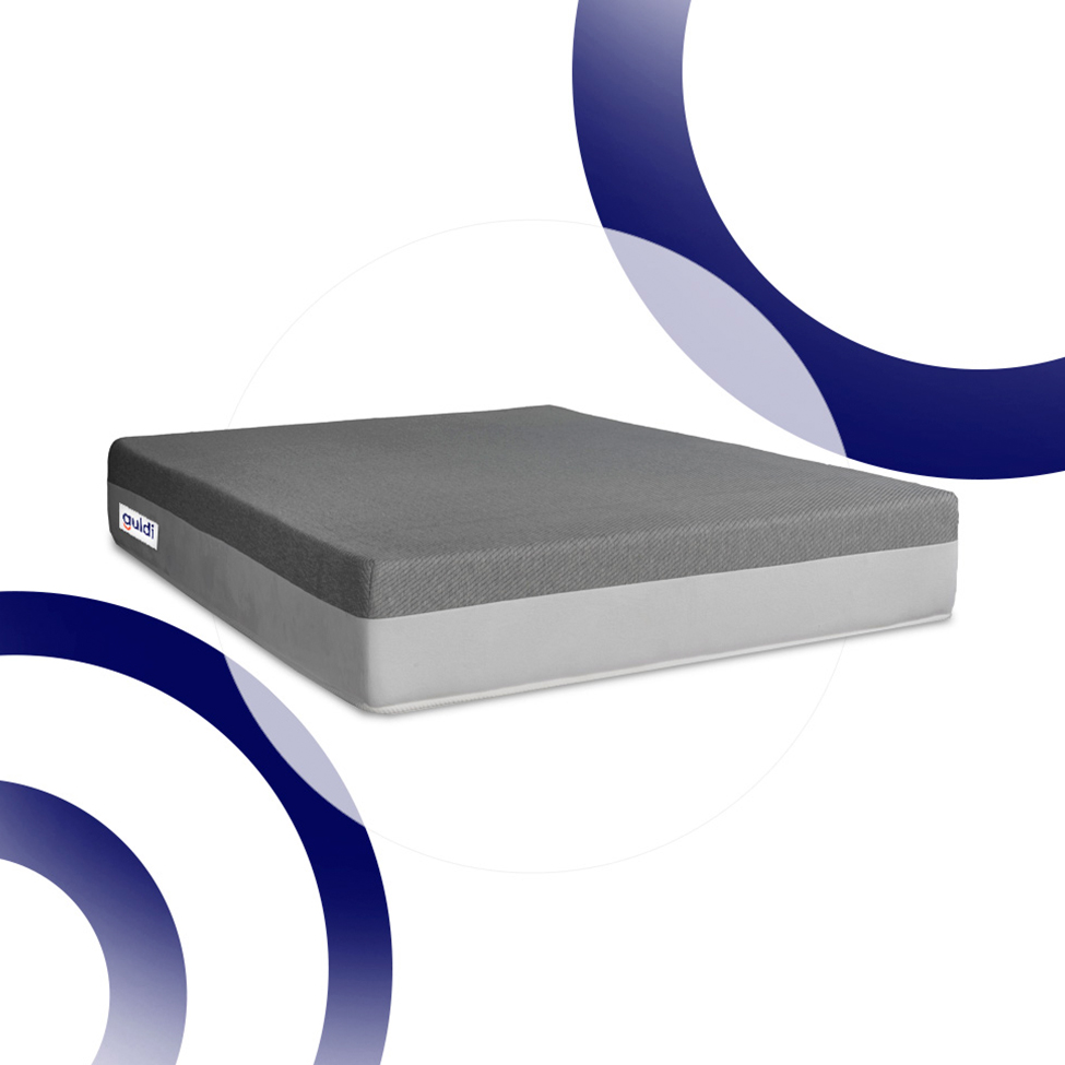 Colchão Casal Guldi Dream Mola Ensacada (30x138x188) Cinza e Branco