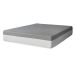 Colchão Casal Guldi Dream Mola Ensacada (30x138x188) com 2 Travesseiros Guldi Soft Nasa Branco e Cinza