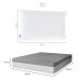 Colchão Casal Guldi Dream Mola Ensacada (30x138x188) com 2 Travesseiros Guldi Soft Nasa Branco e Cinza