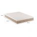 Colchão Casal Guldi Massageador Quântico Molas Ensacadas (30x138x188) Branco e Bege