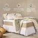Colchão Casal Guldi Massageador Quântico Molas Ensacadas (30x138x188) Branco e Bege
