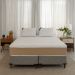 Colchão Casal Guldi Massageador Quântico Molas Ensacadas (30x138x188) Branco e Bege