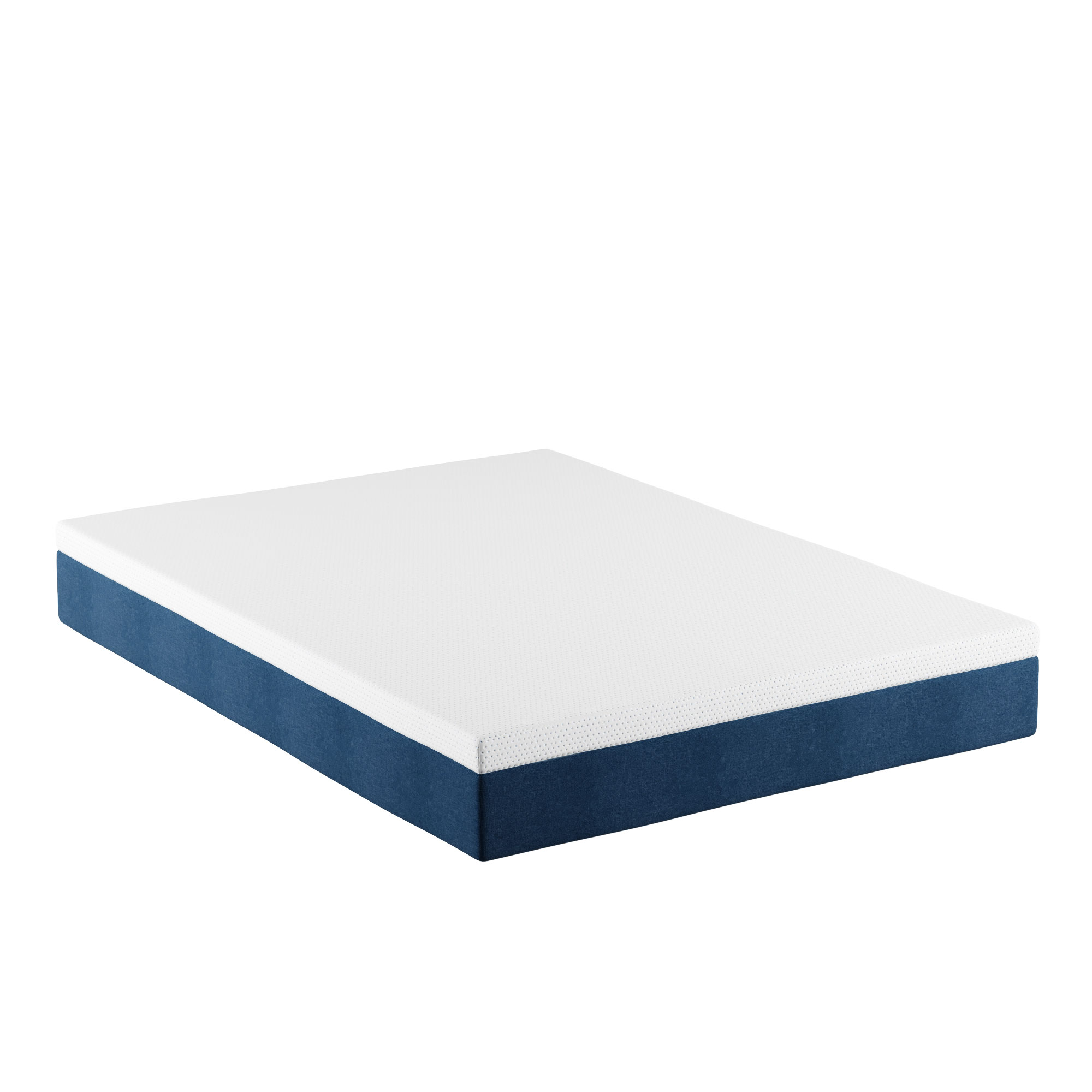 Colchão Casal Mola Ensacada Guldi Original Firme (25x138x188) Azul e Branco