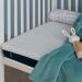 Colchão Infantil Guldi Baby D20 (10x70x130) Branco e Azul
